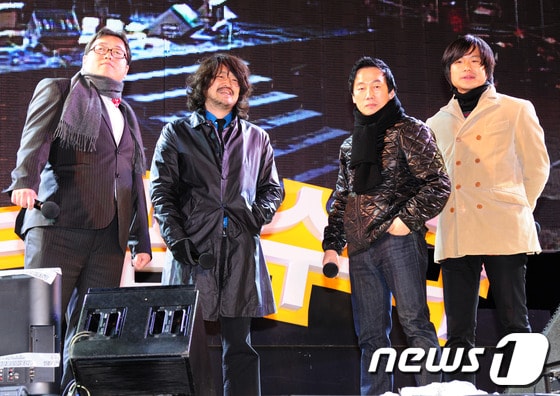 김용민 시사평론가, 김어준 딴지일보 총수, 정봉주 전 민주당 의원, 주진우 시사인 기자(왼쪽부터) © News1 송원영 기자