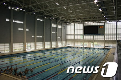 전북 전주 완산수영장 내부/사진제공=전주시설관리공단© News1 박원기 기자