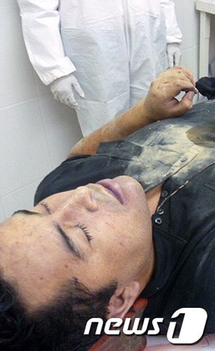 멕시코 마약카르텔 제타스 두목 에리베르토 라스카노의 시신 © AFP=News1  