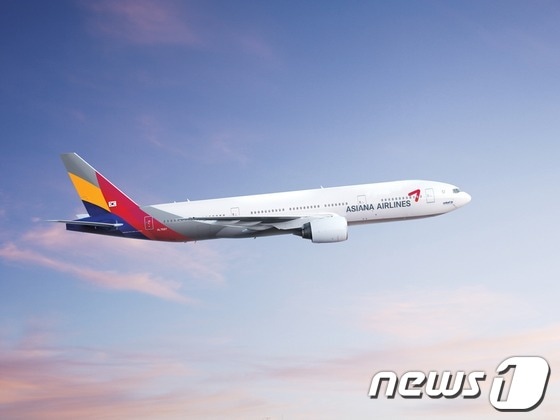아시아나항공 항공기 '보잉777'(사진제공=아시아나항공)© News1