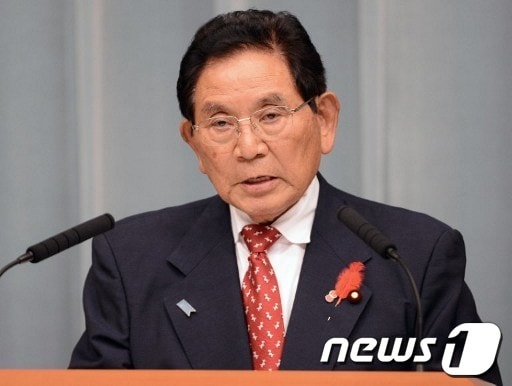 다나카 게이슈 일본 법무상. © AFP=News1 