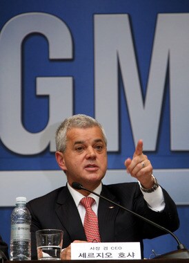 세르지오 호샤 한국지엠 사장(사진제공=한국지엠)  News1 