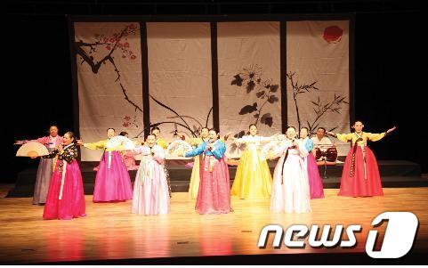 지난해 열린 무형문화제 합동 예능공개행사 모습. 사진=광주시 © News1