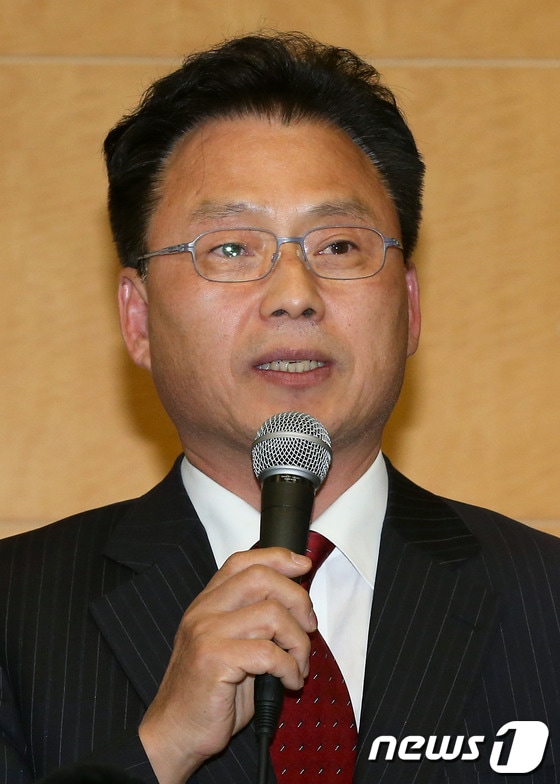 [자료] 문재인 캠프 박광온 대변인 © News1 양동욱 기자