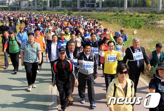 의정부시 한마음걷기대회 / 사진제공=의정부시 © News1