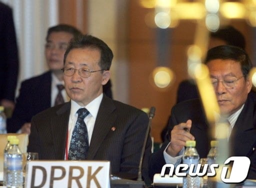 김계관 외무성 제1부상 © AFP=News1 여인옥