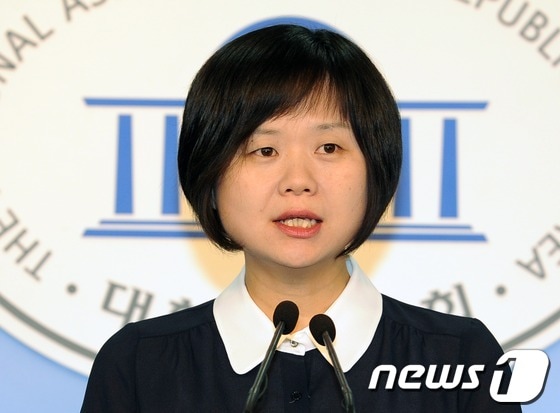 통합진보당 이정미 대변인. 2012.5.18/뉴스1 © News1 이종덕 기자