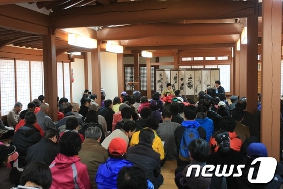 지난 2월 9일 문을 열어 개관 100일을 맞은 전통문화관에 1만 9000여 명이 방문했다.© News1 김태성 기자 
