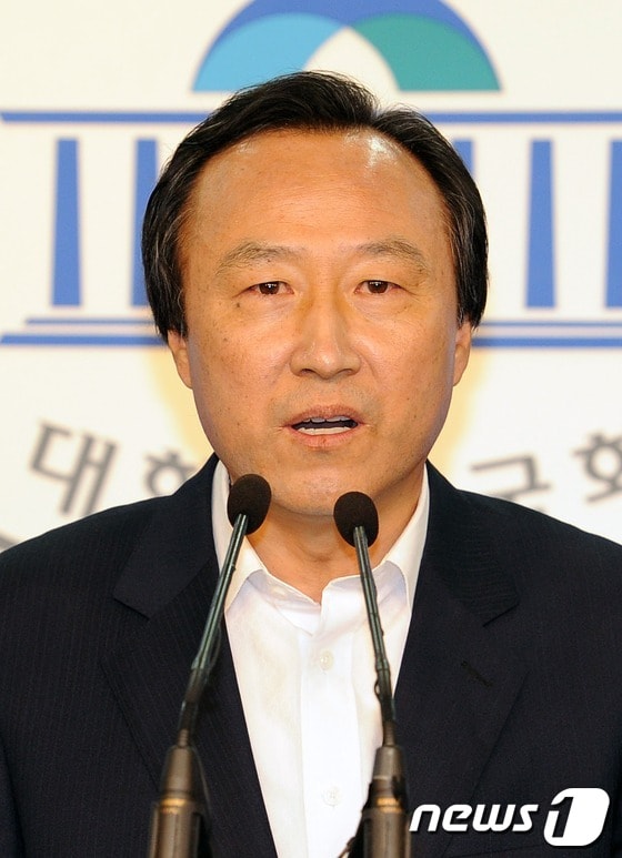 홍일표 새누리당 신임 대변인 2012.5.23/뉴스1 © News1 이종덕 기자