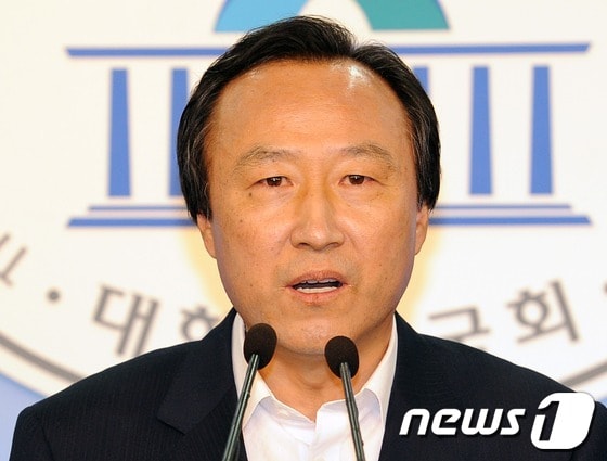 홍일표 새누리당 신임 대변인 2012.5.23/뉴스1 © News1 이종덕 기자