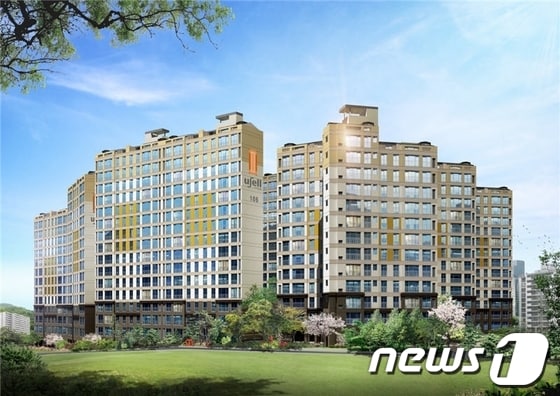 광주 우방 백운 투시도./사진제공=에이피알플러스© News1 