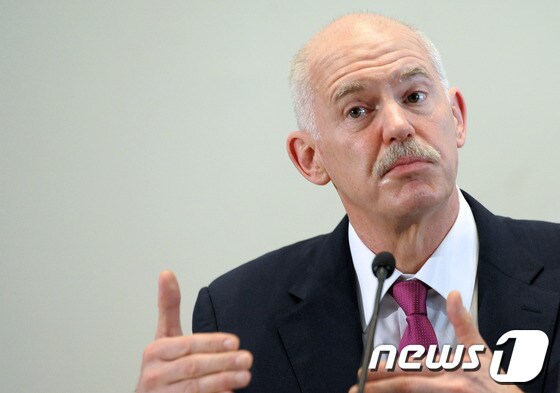 게오르기오스 파판드레우 그리스 전 총리 ©AFP=News1 