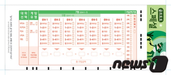 골프토토스페셜 변경안© News1