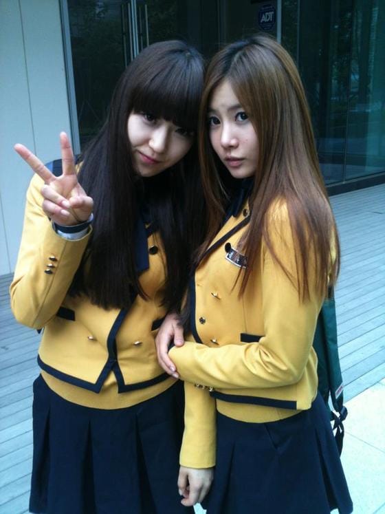 걸그룹 '글램' 공식 페이스북. 이미소(왼쪽)와 다희(오른쪽)© News1 