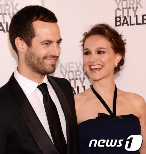 벤자민 마일피드(왼쪽)와 나탈리 포트만(오른쪽) ©AFP=News1  