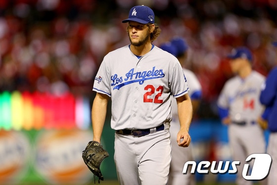 LA 다저스의 클레이튼 커쇼. © AFP=News1