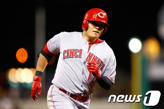 올 시즌 FA(자유계약선수)로 풀리는 추신수(31).© AFP=News1