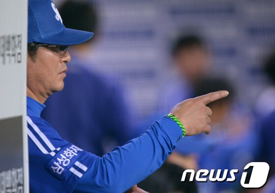 삼성 류중일 감독. © News1   이동원 기자