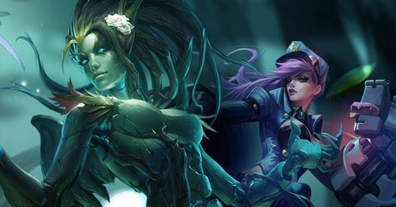 온라인게임 리그오브레전드의 신규 스킨 '악령 자이라'와 '바이 경관'(홈페이지 캡처). © News1  