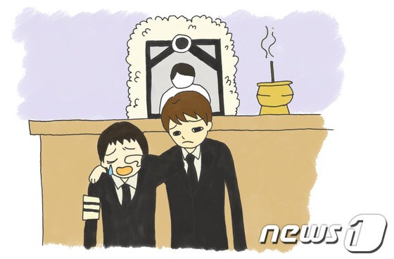 곽명진씨 미담 사례 삽화. (UNIST 제공) © News1