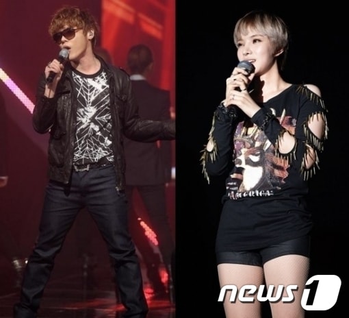 휘성과 거미© News1  