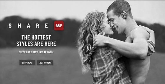 아베크롬비 홈페이지 © News1