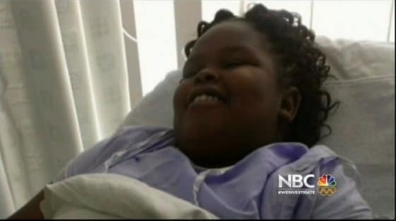 병원에 누워있는 자히 맥매스(출처:NBCNEWS캡처)© 뉴스1