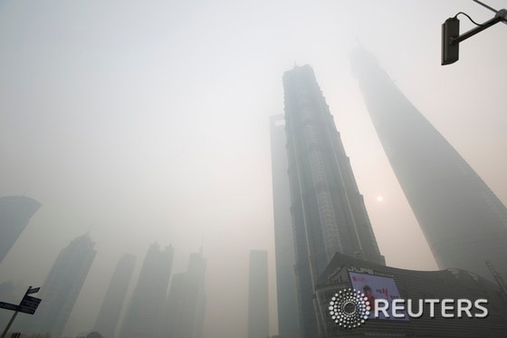 스모그가 내려앉은 중국© 로이터=뉴스1 