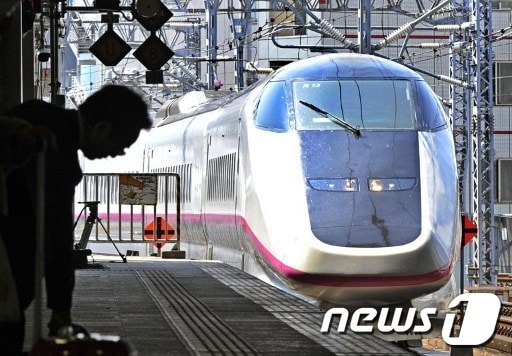 일본의 초고속열차 신칸센 ©  AFP=News1  
