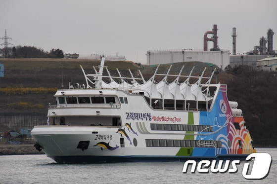 울산 남구의 크루즈 고래바다여행선. /사진 제공=울산 남구 © News1