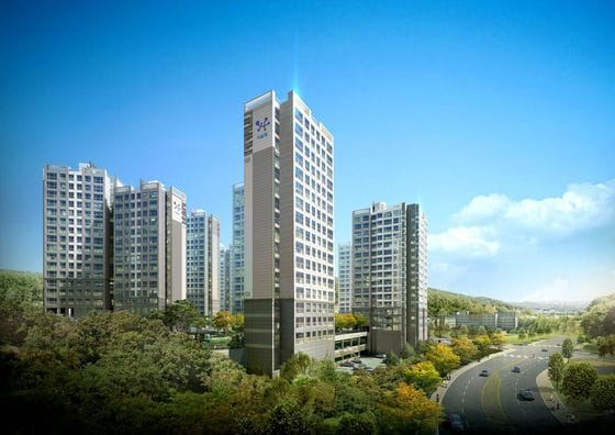 신별내 퇴계원 어울림의 조감도. (금호건설 제공) © News1  