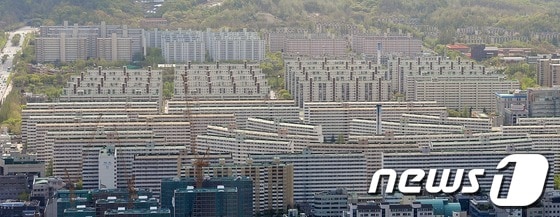 서울 강남구 아파트 단지의 모습. © News1   박지혜 기자