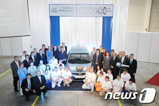 현대차, 체코 공장 누적생산 100만대 돌파(사진제공=현대자동차)© News1  