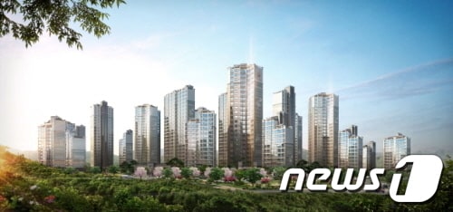지금 힐스테이트 투시도 © News1