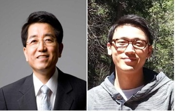 사진 왼쪽부터 기초과학연구원 나노입자연구단 현택환단장, 오명환 박사. © News1 
