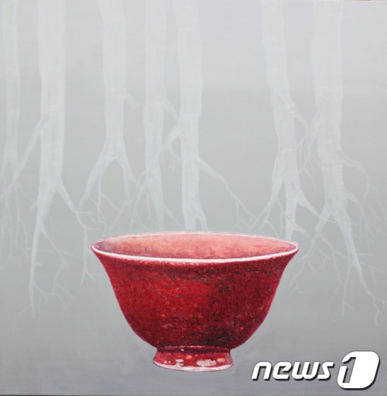 안현숙 화가의 한국화 ‘기억의 향기’(의령군 제공)© News1
