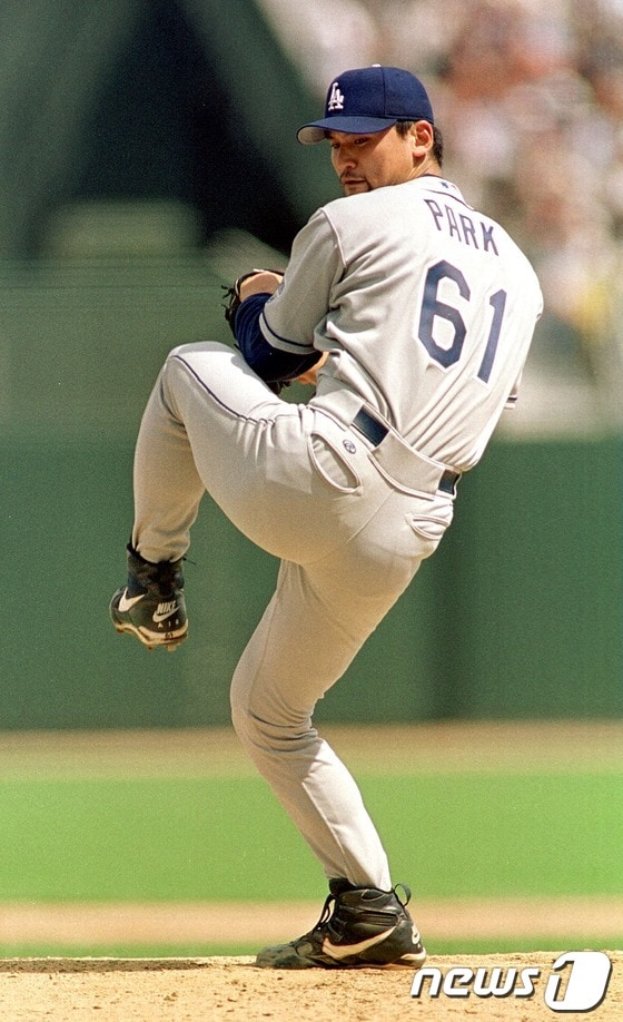 LA다저스에서 활약했던 박찬호(40).© AFP=News1