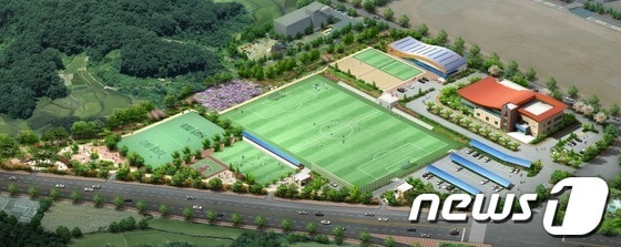 진도 아리랑생활체육공원 조감도./사진제공=진도군© News1 