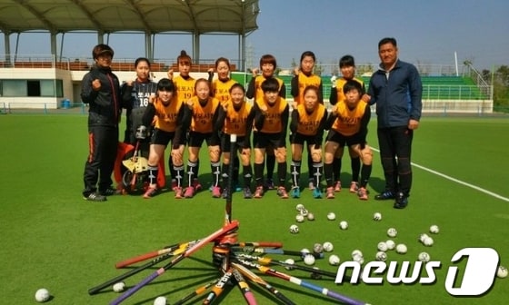 목포시청 하키팀/사진제공=목포시© News1 