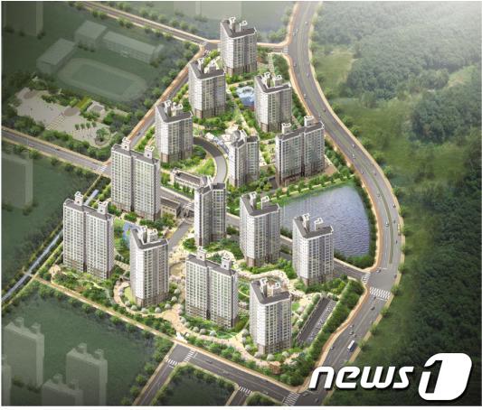 창원시 북면 '에코타운'조감도.(창원시 제공)© News1
