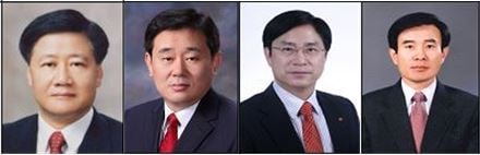 왼쪽부터 박규호 국내부문 부사장, 이종찬 해외부문 부사장, 백승정 경영지원본부장, 김병숙 기술엔지니어링본부장.© News1