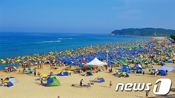 속초해변 (사진제공=속초시청) © News1 윤창완 기자