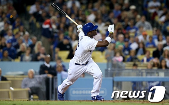 야시엘 푸이그.© AFP=News1