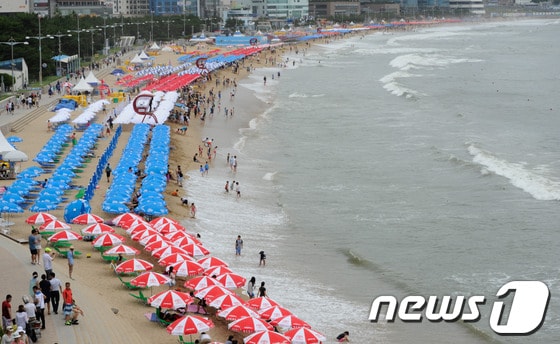 해운대해수욕장. <자료사진> 2013.7.14/뉴스1 © News1 전혜원 기자