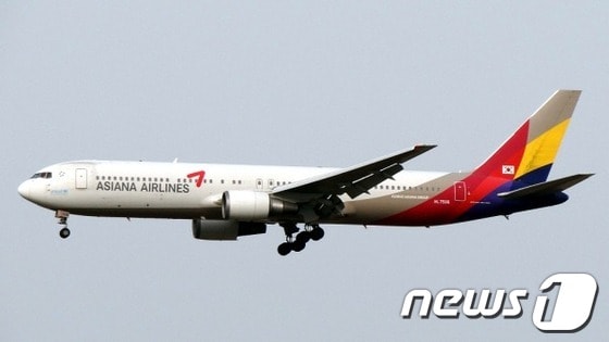아시아나항공 B767-300© News1  