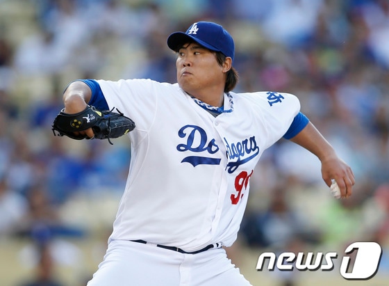 LA 다저스의 류현진(27)./뉴스1 © News1   