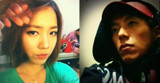 전 티아라 멤버 화영(왼쪽)과 래퍼 타래(출처=화영·타래 트위터). © News1  