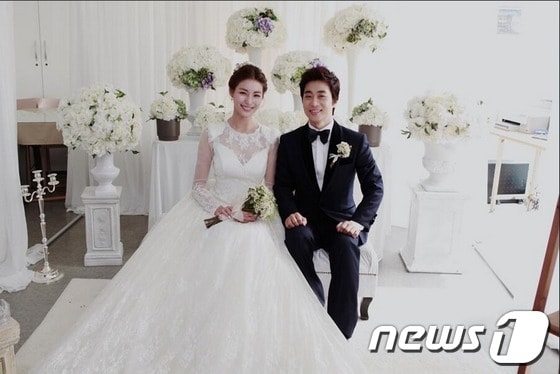 배우 김정화와 CCM가수 유은성 © News1