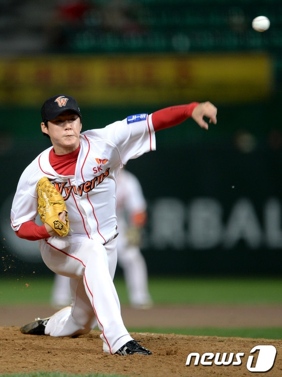 SK 와이번스 투수 박희수(32). (뉴스1 자료사진) ⓒ News1