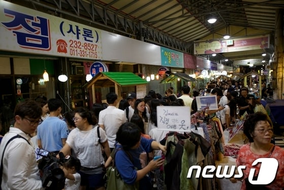 광주대인예술야시장이 9일 오후 7시부터 '한'을 주제로 세번째 야시장을 연다.© News1